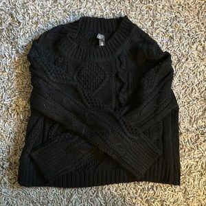size medium black sweater